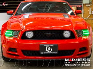 Ford Mustang Multicolor DRL LED Boards - Multicolor and White